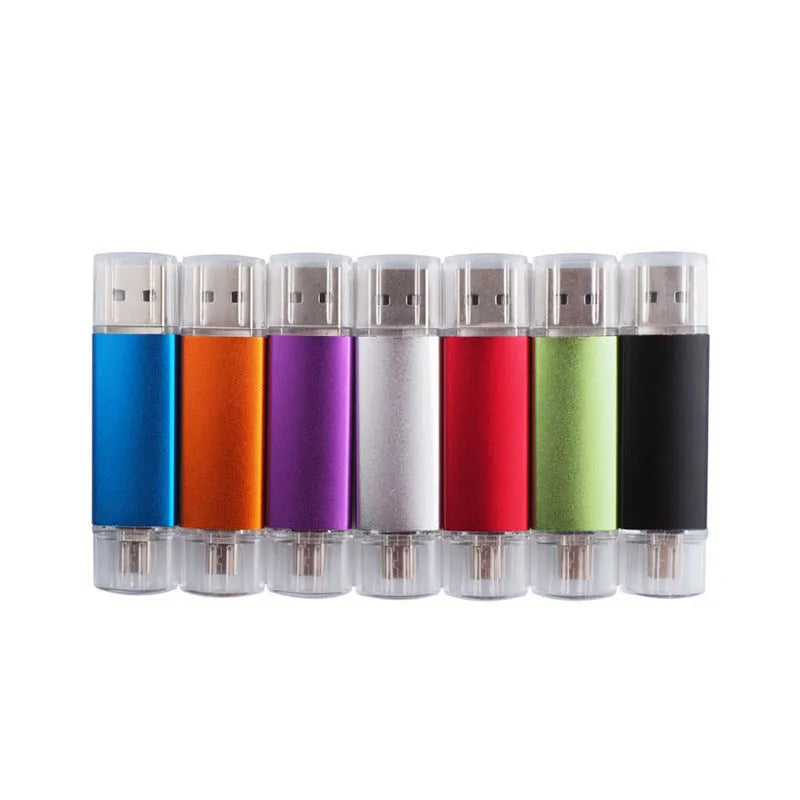 Caike portable aluminium alloy USB 2.0 flash drive in silver, with USB connector and metal casing