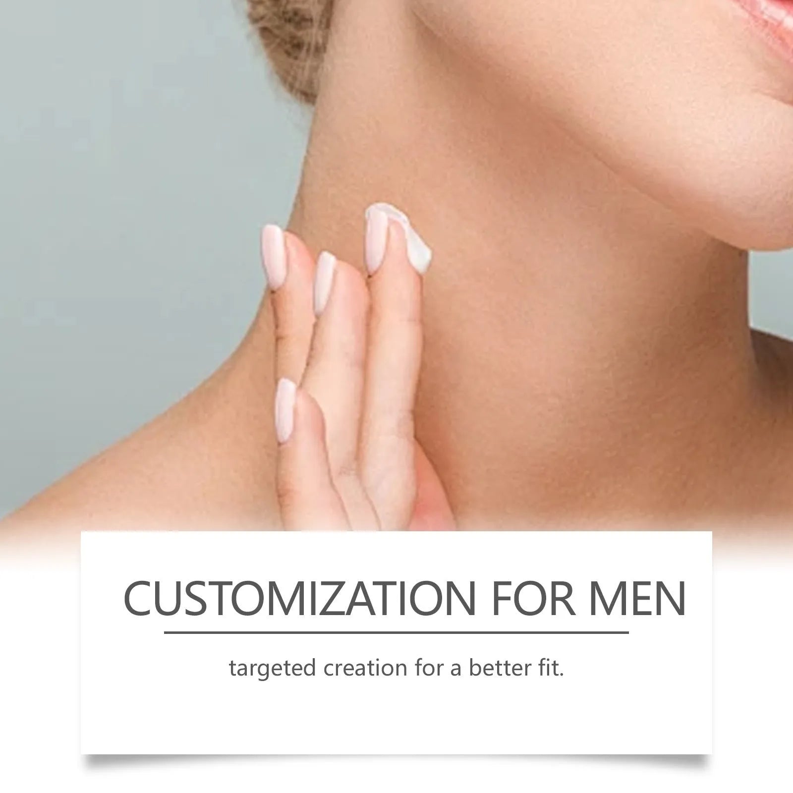 50g pot of men's neck cream with collagen and retinol formula