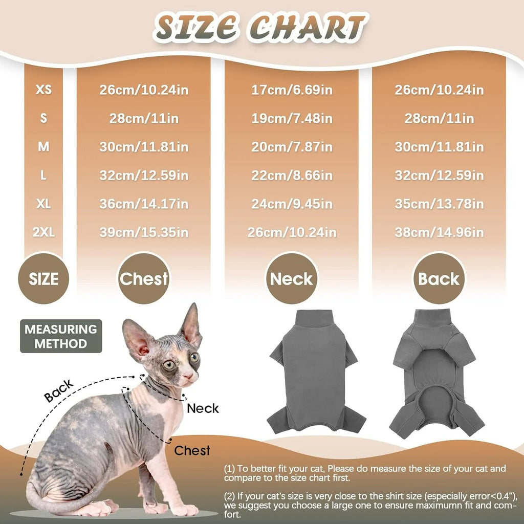 Turtleneck pullover cat sweater for hairless breeds with long sleeves and soft fabric
