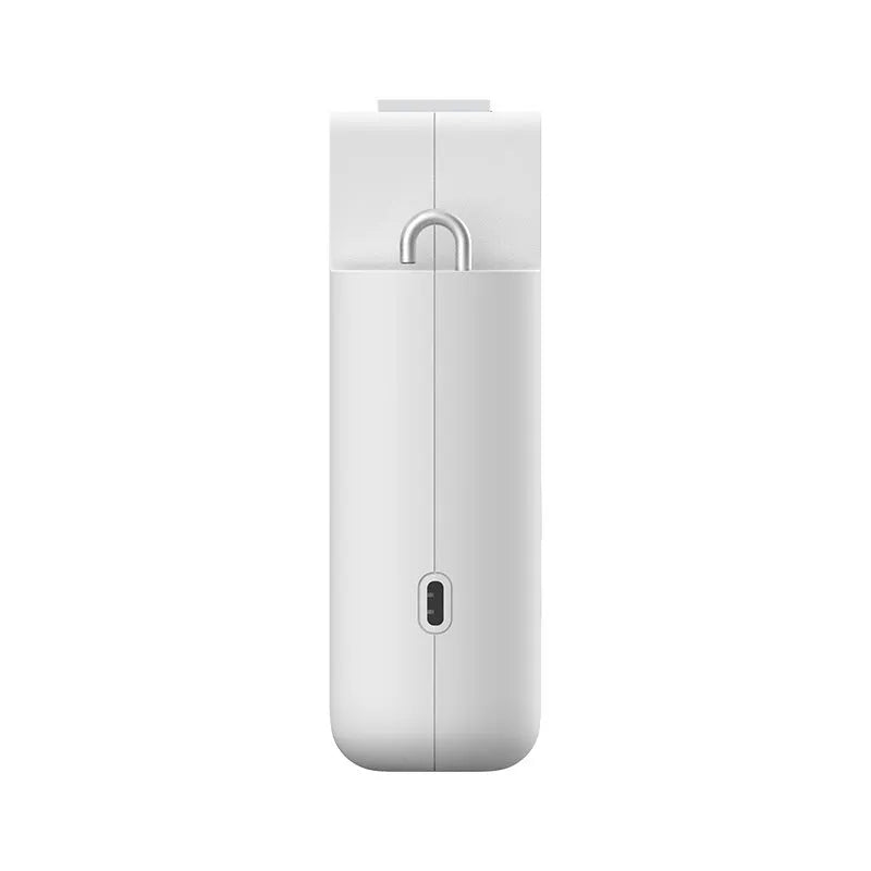 White USB electric curtain motor unit for automatic opening and closing of curtains.