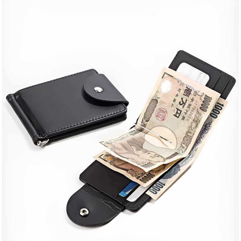 Men's PU leather short wallet with animal lace pattern and frosted finish, brown colour, hard square section