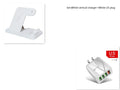 4-in-1 adjustable wireless charging station charging a phone, Apple Watch, and AirPods.