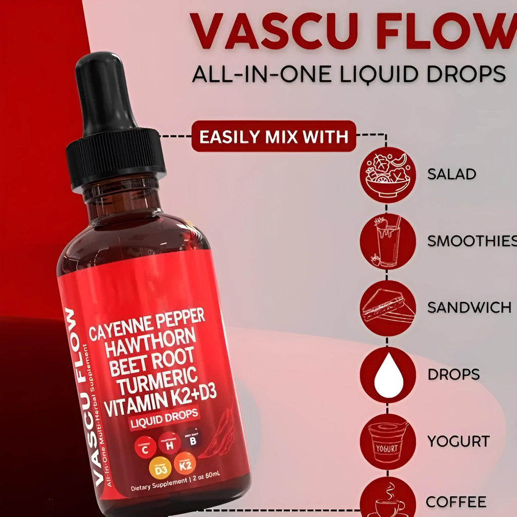 Vitamin D3 K2 Hawthorn Fruit supplement liquid drops in 60ml bottle with dropper