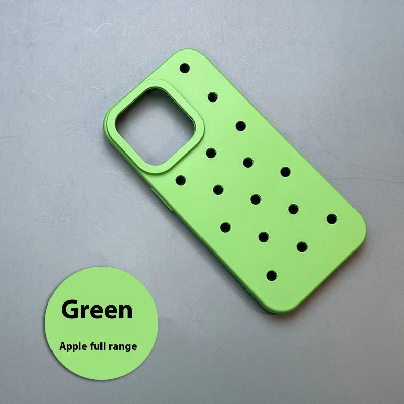 DIY heat dissipation phone case for iPhone 15 Pro Max in black frosted TPU finish