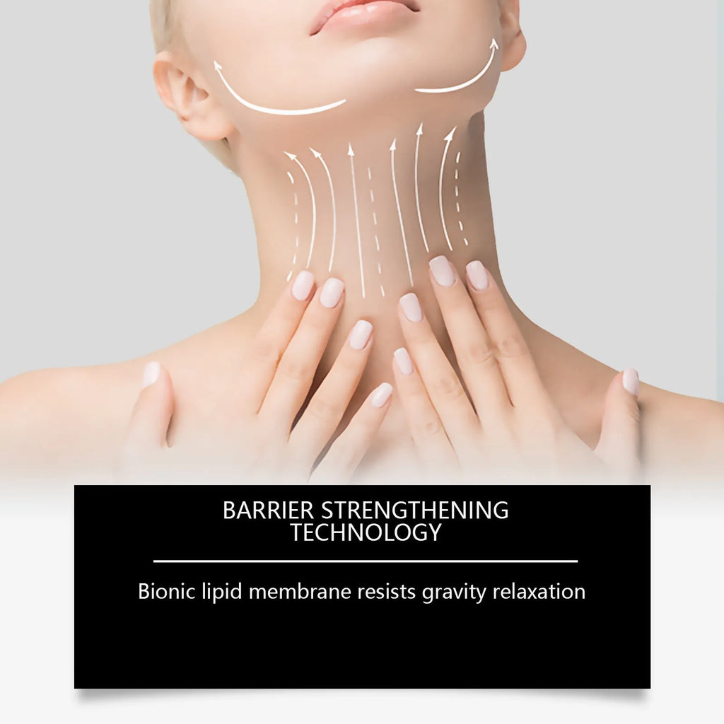 50g jar of lifting and tightening neck cream with hydrolysed collagen and sodium hyaluronate