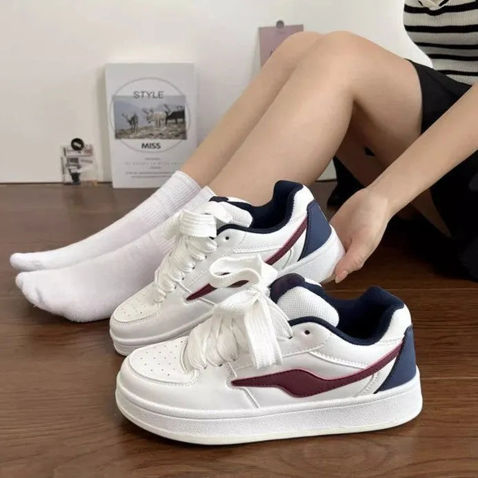 Women's low top pump shoes, solid colour, synthetic leather upper, mid heel, tip toe, available in pink
