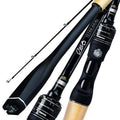 Ultralight two-section hard tuning perch rod with gun handle in 2.13m MLF configuration