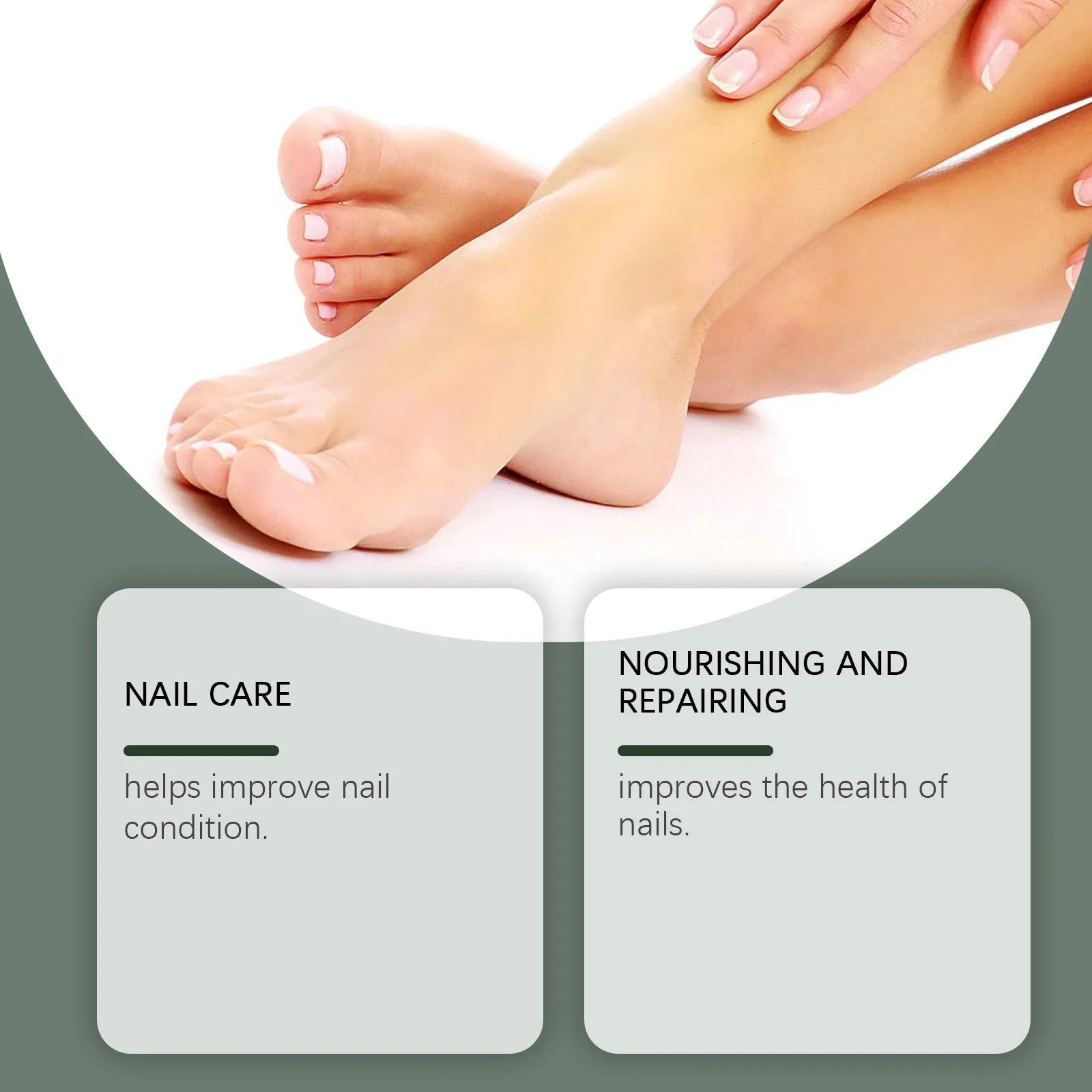 30ml bottle of nail care solution with mild brightening formula for daily nail treatment