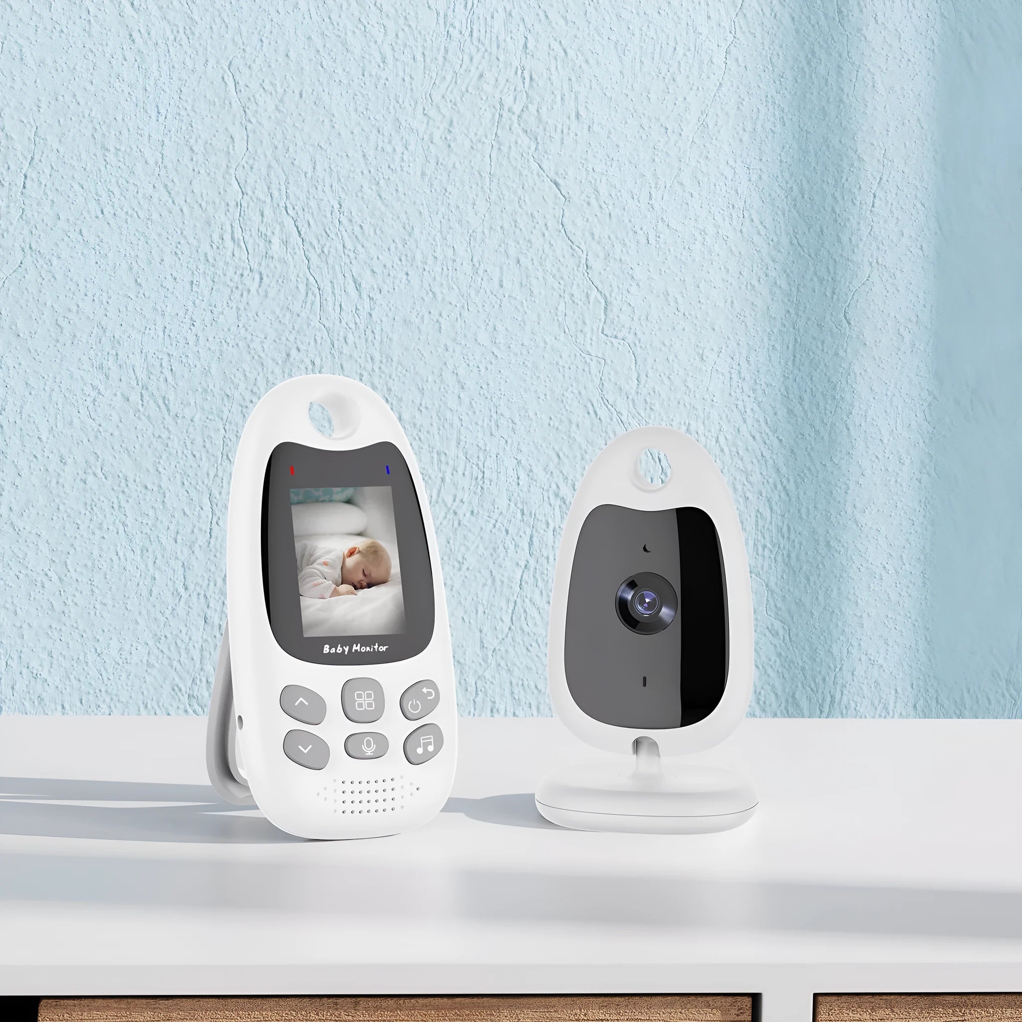 VB610 home care monitor camera with 2.0 inch LCD display and infrared night vision