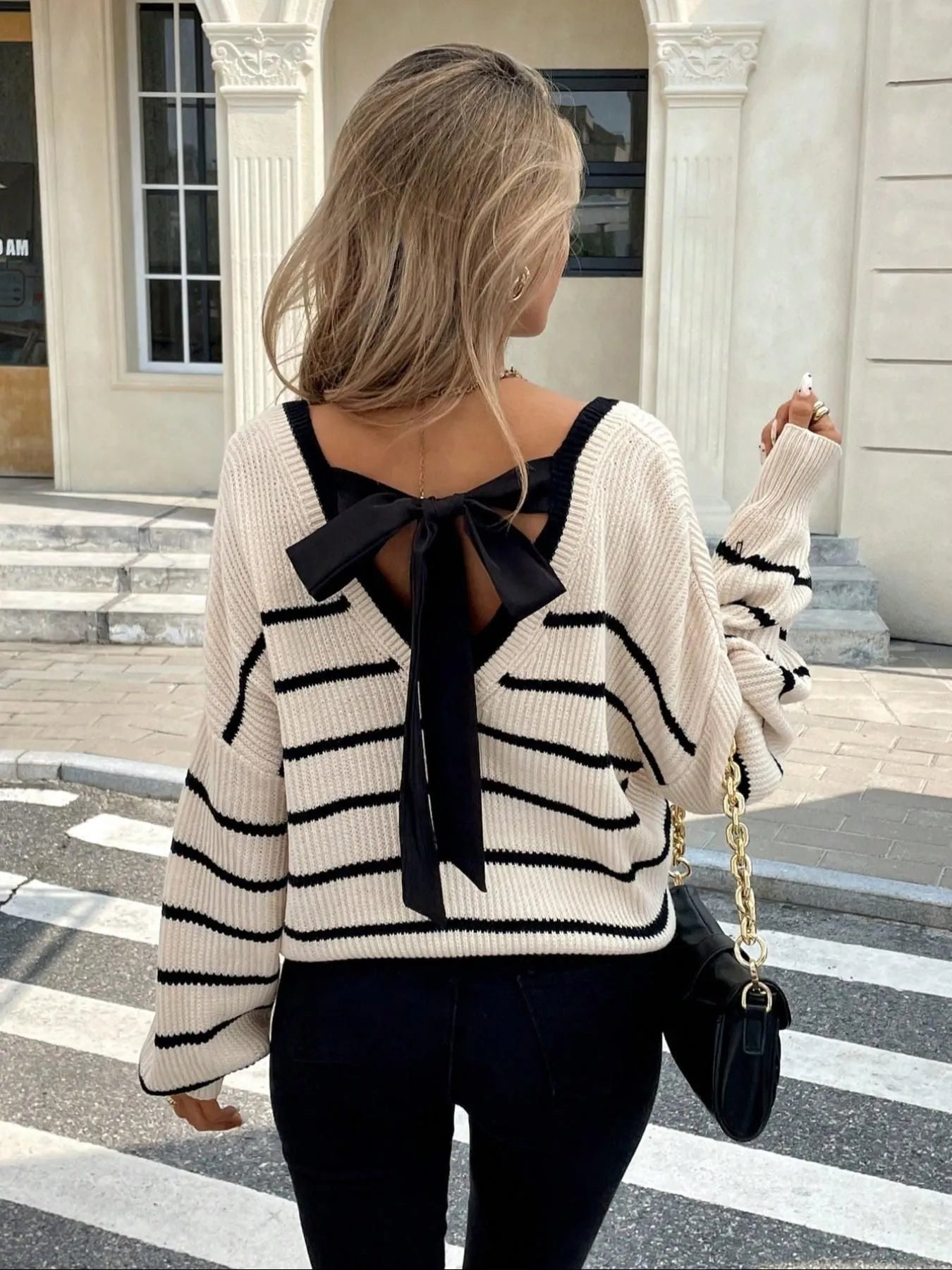 Loose fit apricot striped polyester pullover top for women plus size belly covering