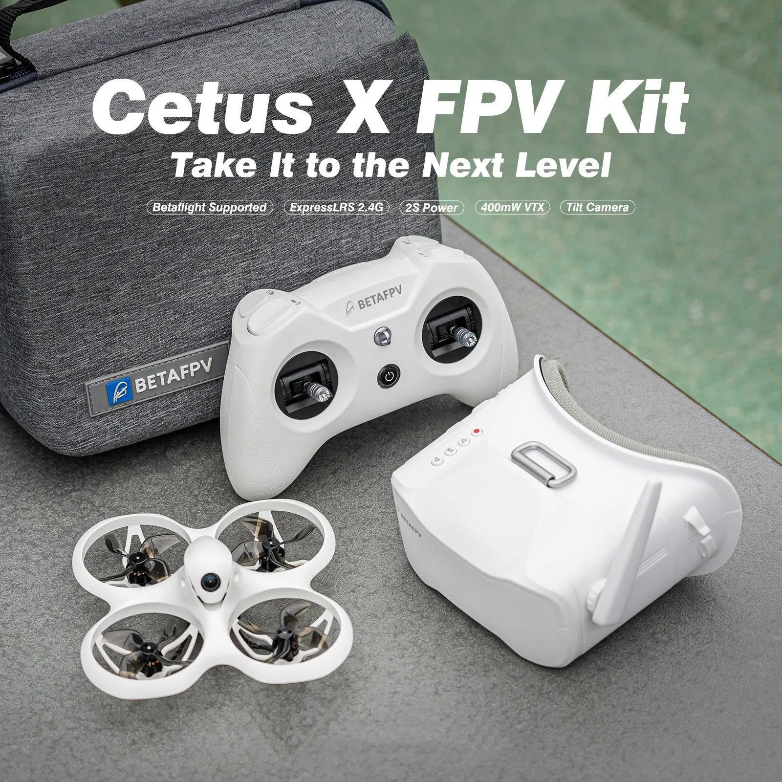 First Vision HD Cetus X ELRS plastic drone under 30 cm for indoor education