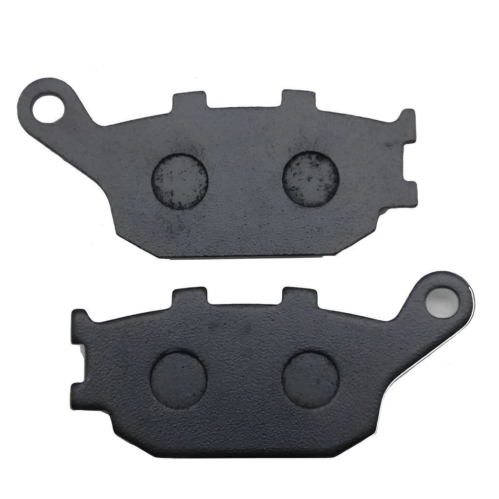 Black non-asbestos semi-metal motorcycle brake pad for Honda CBR and VTR models measuring 86.3x41.4x10.2mm