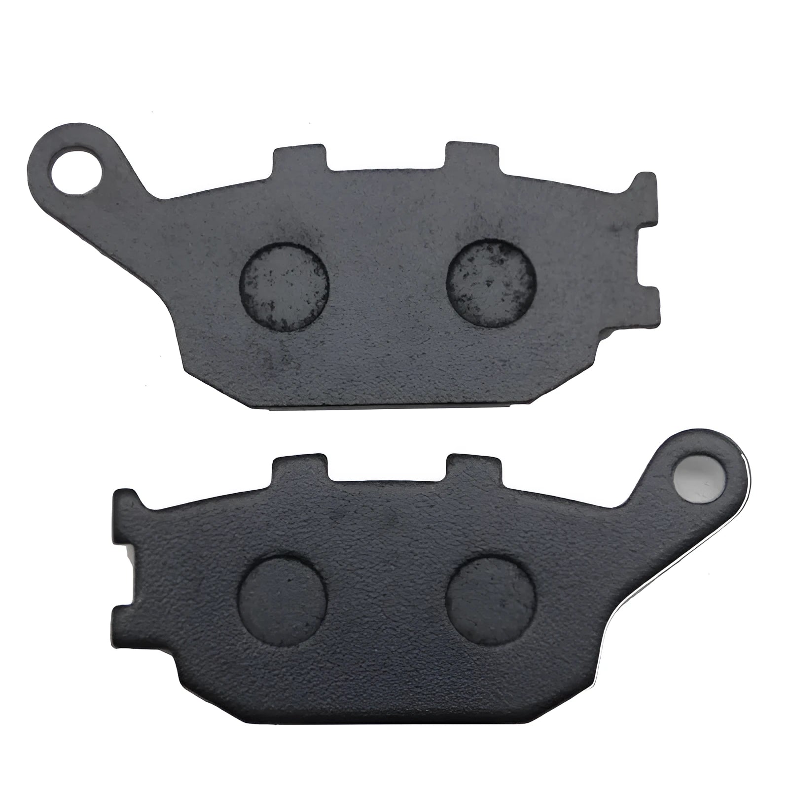 Black non-asbestos semi-metal motorcycle brake pad for Honda CBR and VTR models measuring 86.3x41.4x10.2mm
