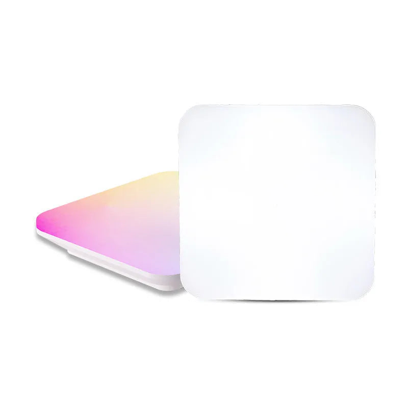 RGBCW full colour square ceiling light 24W with remote control and intelligent dimming, modern indoor ceiling fitting.