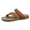 Flat toe ring thick-soled flip-flops in a solid colour with artificial PU upper and foam sole.