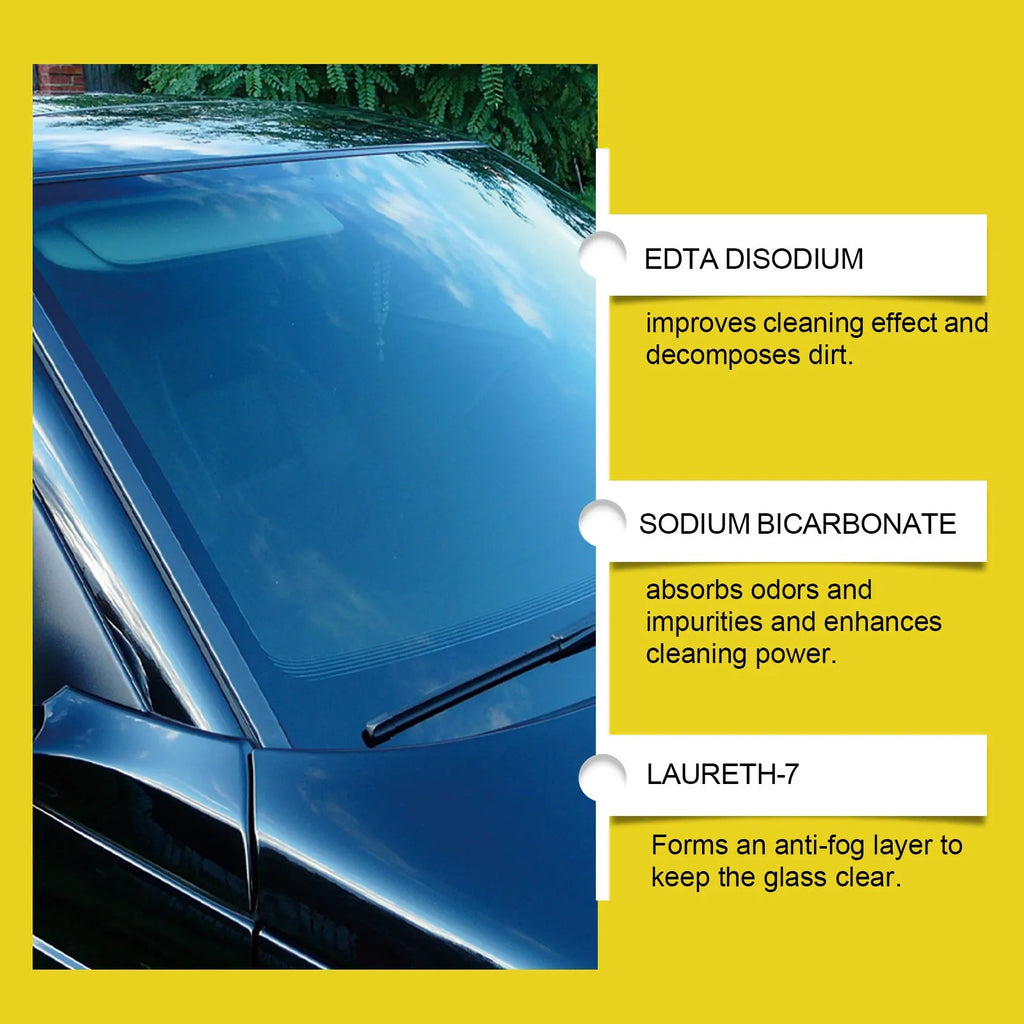 100ml car glass cleaning anti-fog spray bottle with trigger nozzle on white background