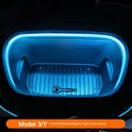 Tesla Model 3/Y front centre console ambience light modification kit with soft silicone light bar