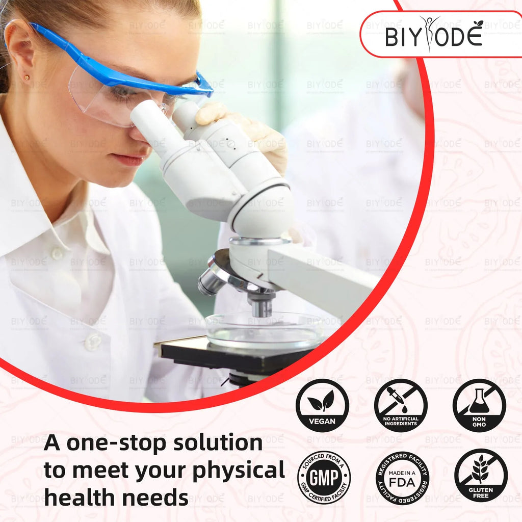 Bottle of 60 lycopene lutein 2 in 1 capsules for adult eye and cardiovascular support