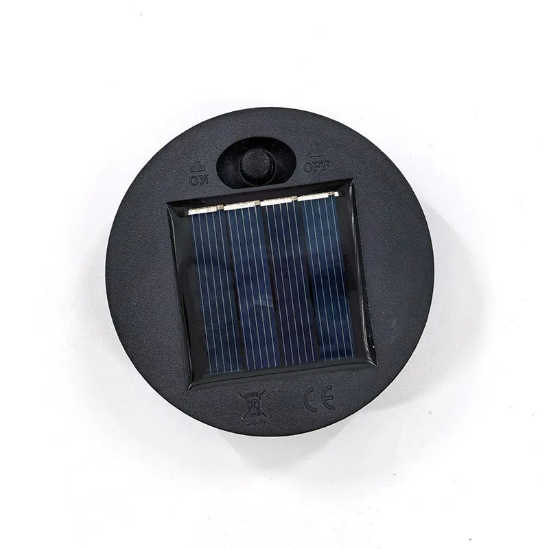 Oval solar LED battery box accessory, 2cm by 7cm, 1.2V 0.02W, IP44, for garden solar lights