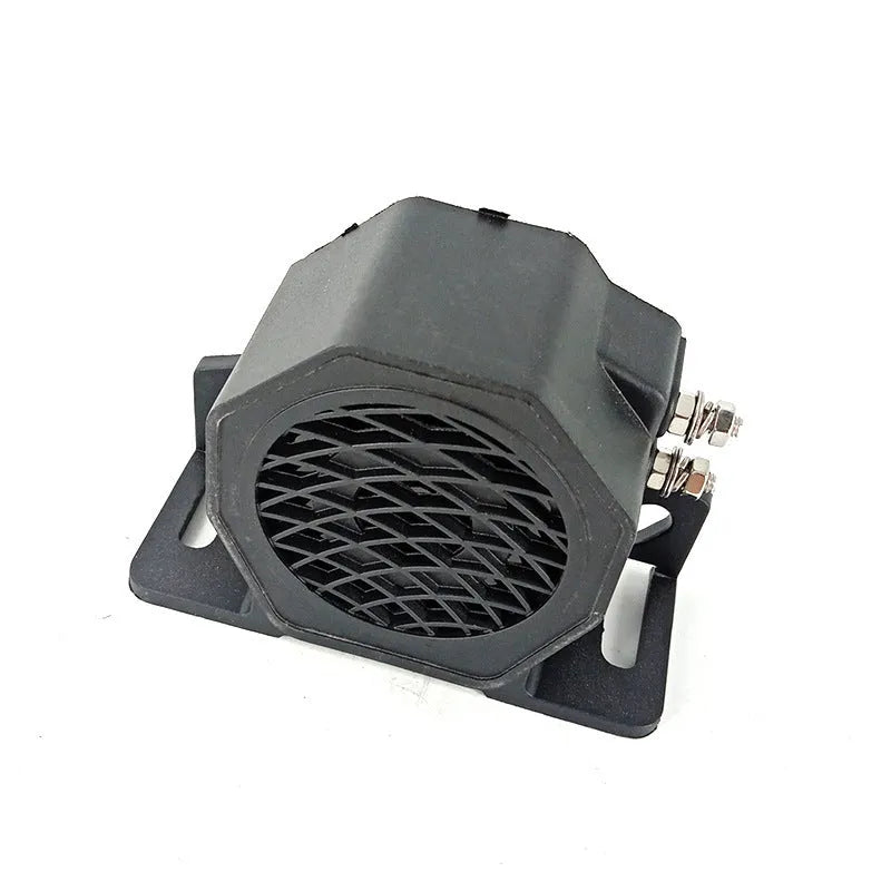 Black GQ-208A universal 12-80V electronic reversing horn for vehicle safety