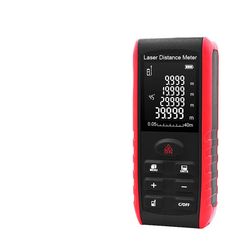 E-series hand-held laser range finder with infrared measuring for decoration projects