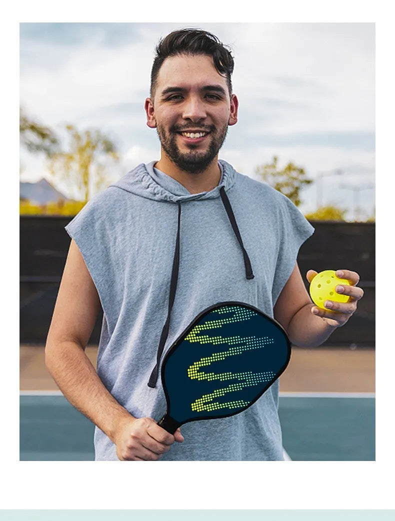 Fibreglass table tennis racket for outdoor sports with CZXPK00561 specification