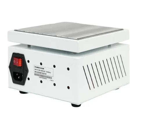 High power intelligent temperature control film sealing machine with anti-scald edging, shown in 20x20cm size option
