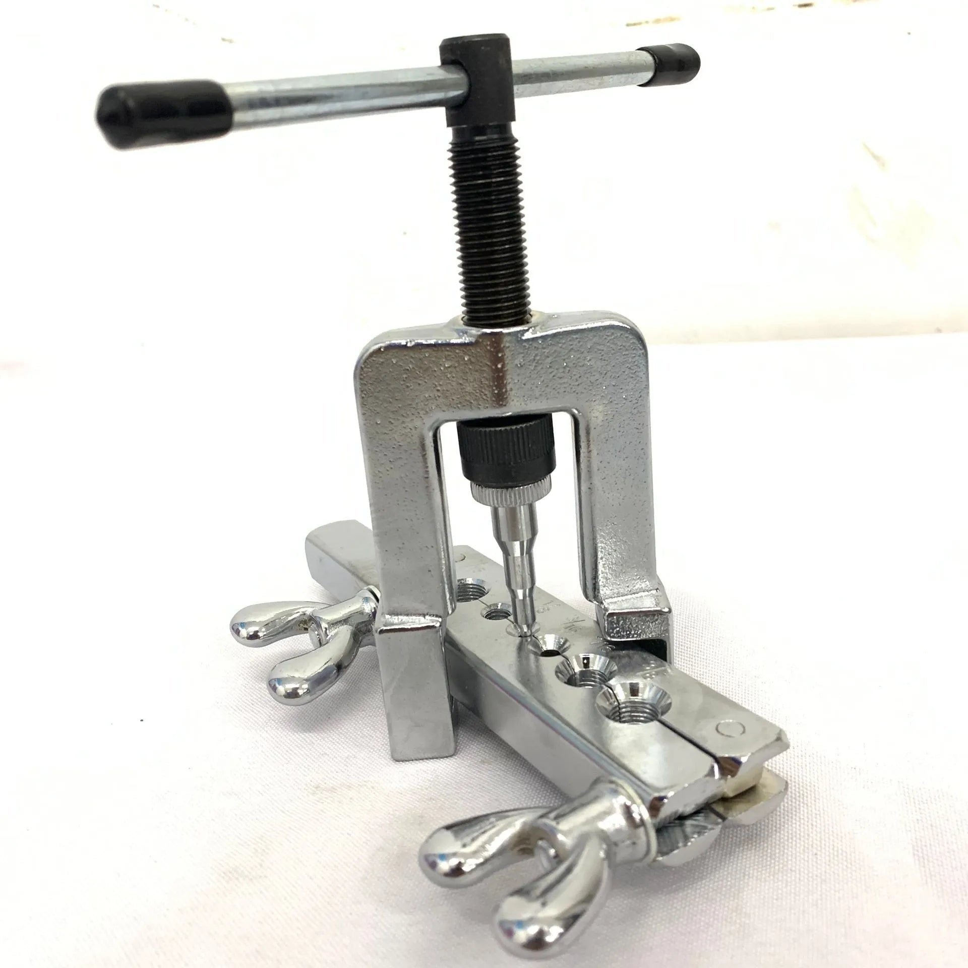 CT-278 trumpet pipe expander cup opening tools in nickel-plated silver finish