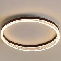 50cm acrylic ceiling light in gold or coffee finish with remote control for living room, bedroom, study