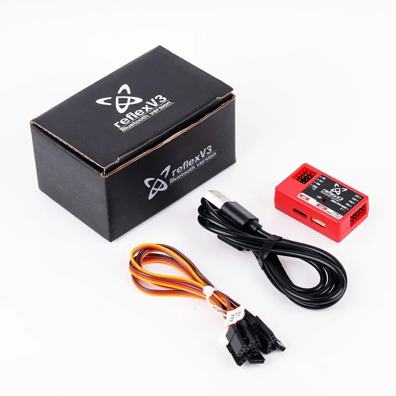 Flight Control System V3 External Gyroscope plastic gyro flight control unit in colour box packing