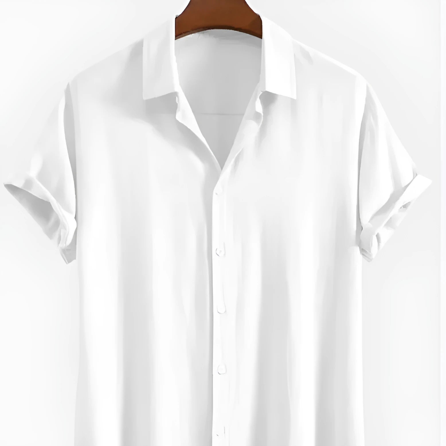 Men's loose short sleeve cardigan in polyester fibre available in black green white colours