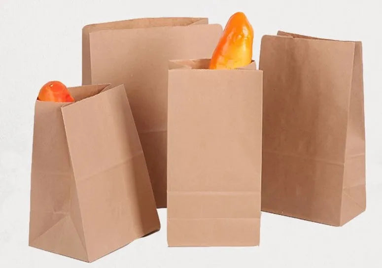 Yellow kraft paper aluminium foil inner packaging bag for snack foods with custom sizing