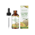 Cucumber melon essential oil bottle with glycerin base and vitamin E
