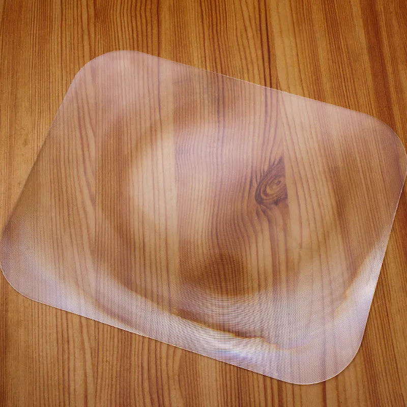 Fresnel lens car reversing sticker 200x250mm on rear window showing wide angle view