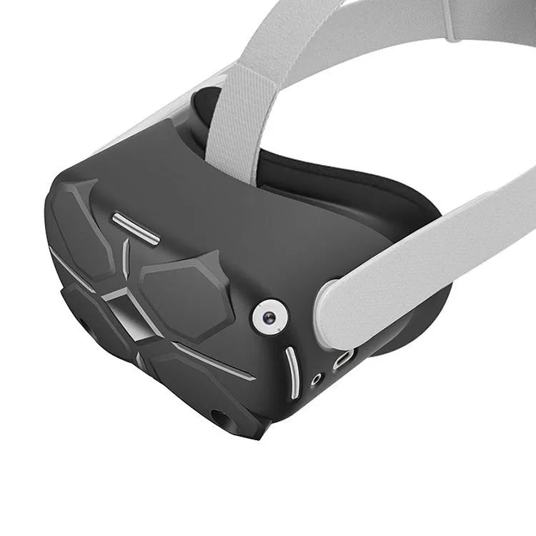 Black silicone glasses host set with protective cover, eye mask, handles and button caps