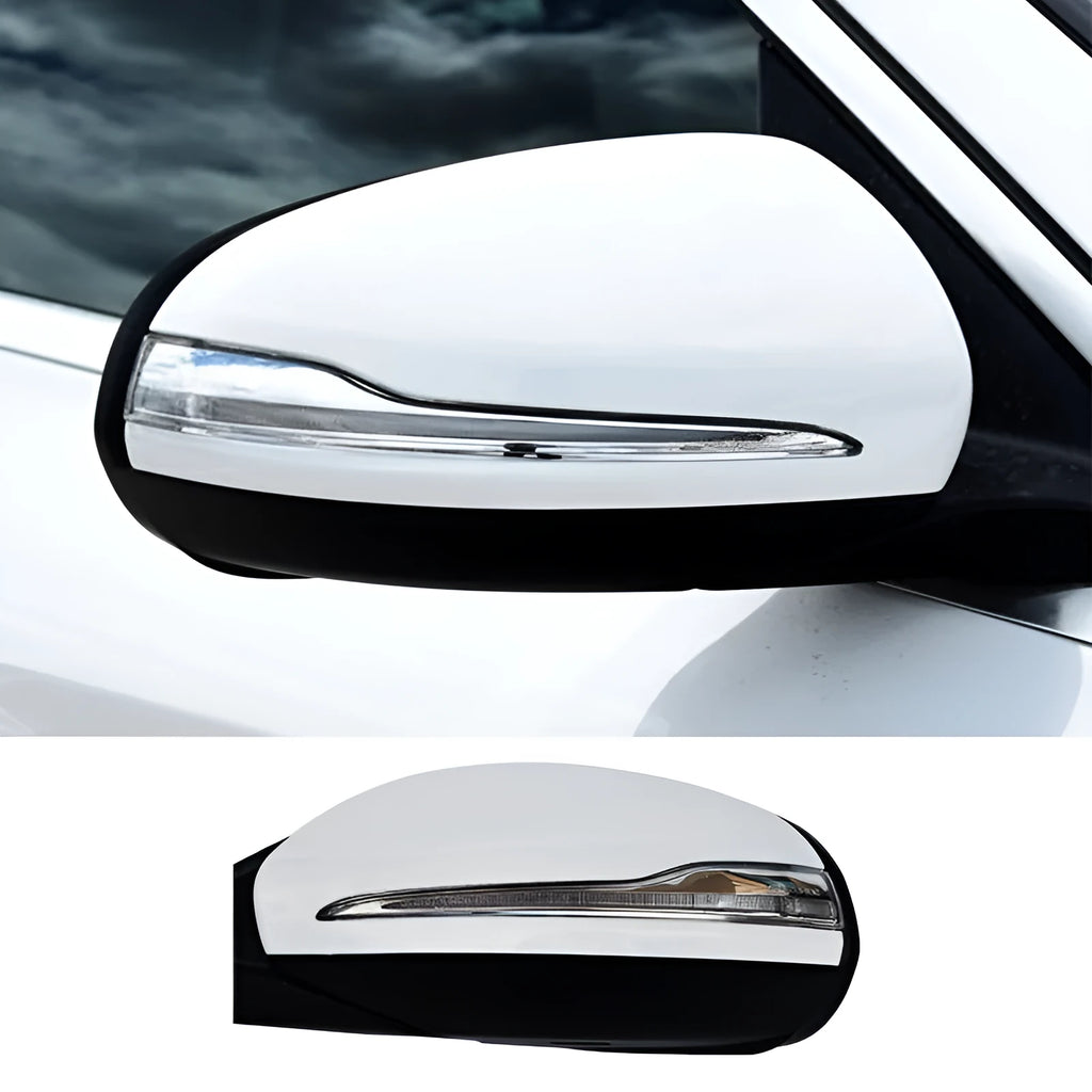 Mercedes-Benz W205 C-Class rear view mirror assembly with ABS shell in three colour options