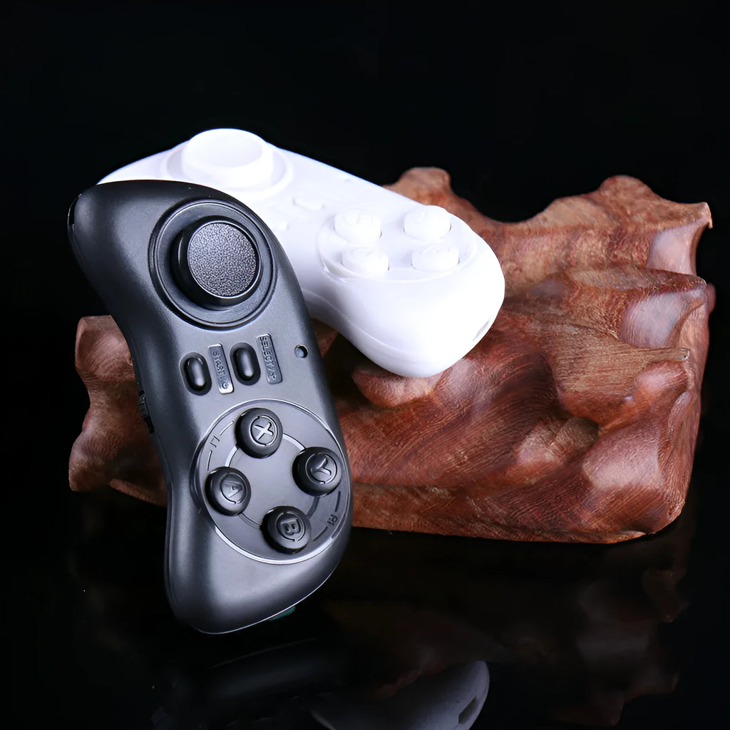 Smart Handle 608 mini Bluetooth gamepad in black or white, 75 x 34 x 18 mm, for Android iPhone PC