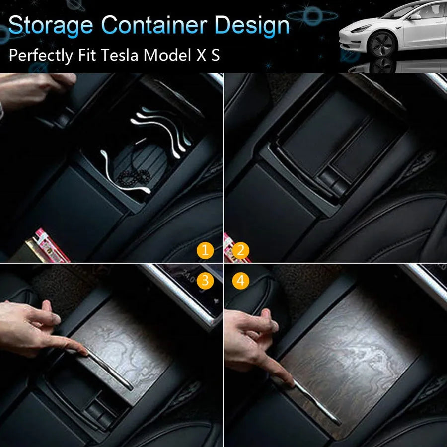 Black wireless charging station with QI compatibility and ABS plastic housing