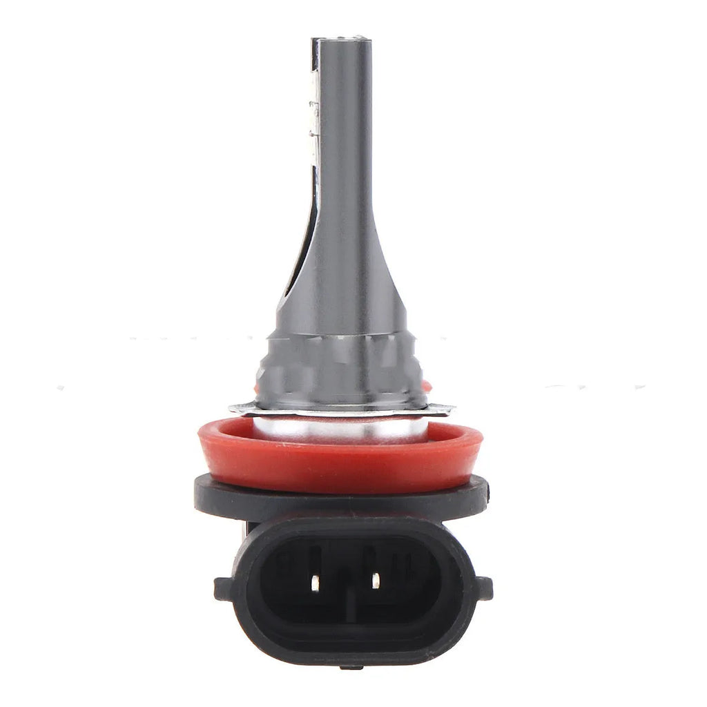 White LED car fog light bulb with aluminium body H8 H11 socket 24W 1200 lumens