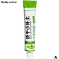 Quick-drying car body filler putty tube for scratches under 0.5mm, available in black grey red white clay yellow