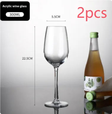 Clear plastic wine bottle with modern design in 550ml capacity for catering or home use
