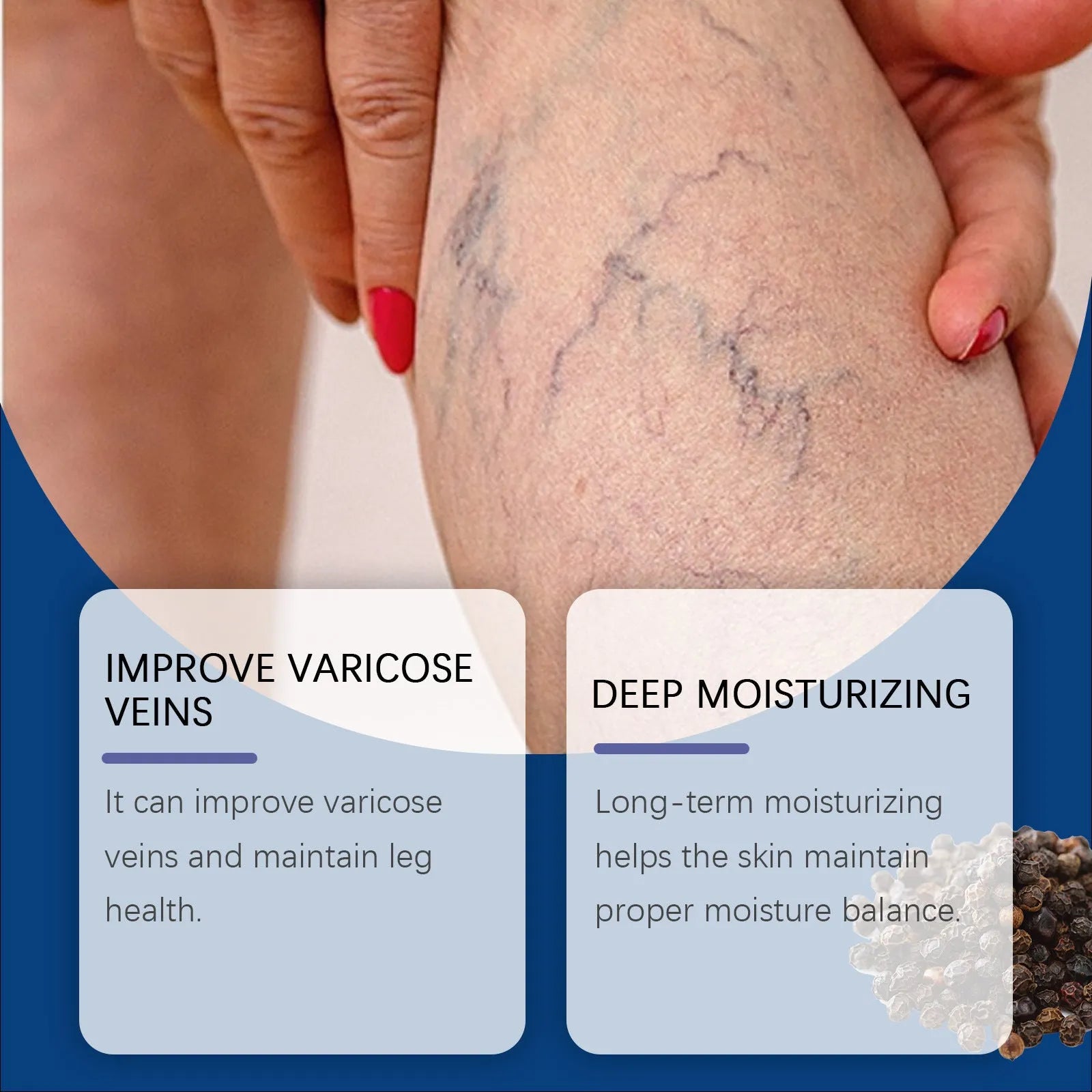 30ml leg care massage spray bottle with menthol, ginger and horse chestnut extract