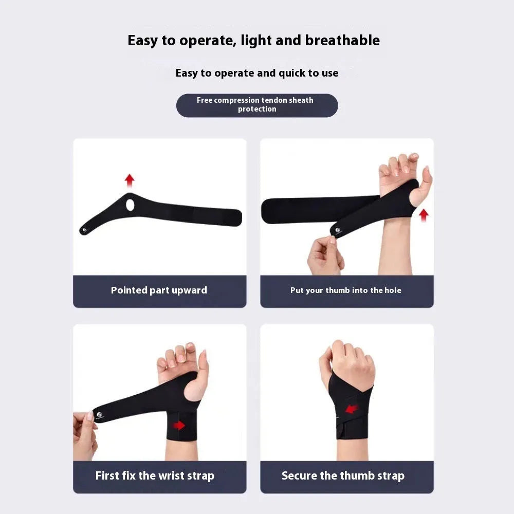Adjustable breathable athletic wristguards in black and skin colour for badminton, tennis, and volleyball.