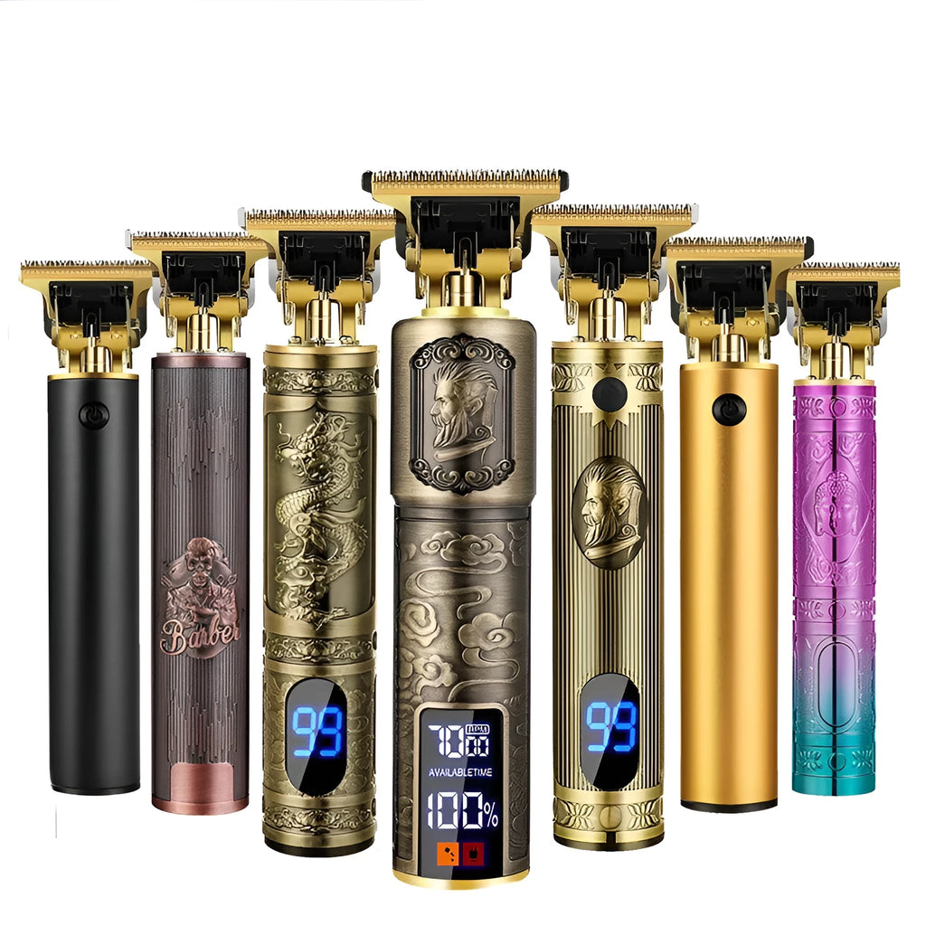 Beauty Generating Fader Electric Clipper with ceramic blade and brushless motor in black LCD finish