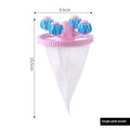 Universal washing machine hair removal filter screen in blue, pink or purple colours