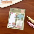 Cartoon combination sticky notes 60 pages special-shaped stickers 10x13cm paper notepad
