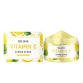 100g jar of Lemon Exfoliating Scrub cream with walnut shell and lemon extract