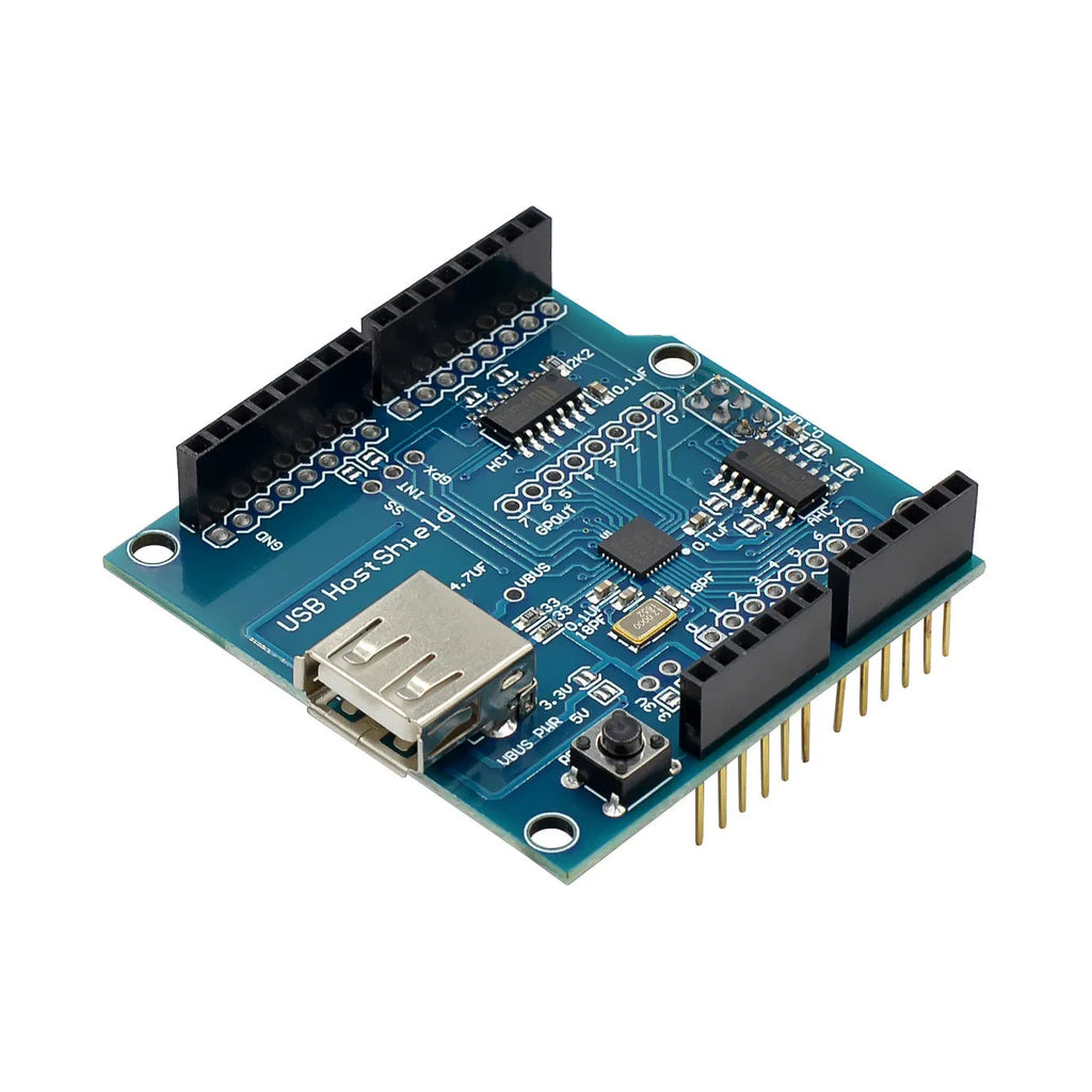 USB host shield board for Arduino Google ADK and MEGA, Model 3421, flank installation