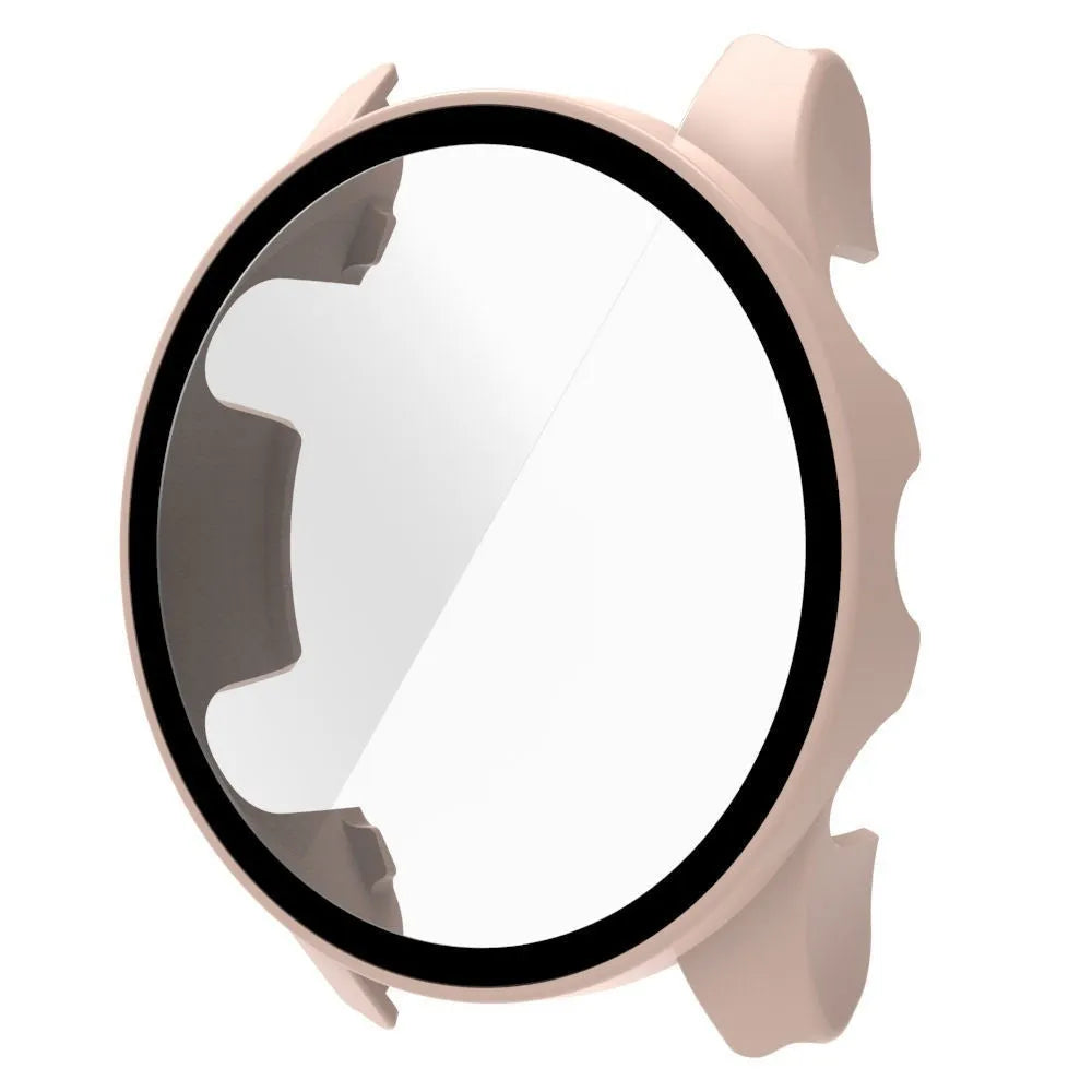 Hard PC tempered film protective shell for Garmin Forerunner 965 265 265S watch, 46mm, black colour