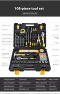 Carbon steel comprehensive household hardware kit 108pcs tools suit for home maintenance